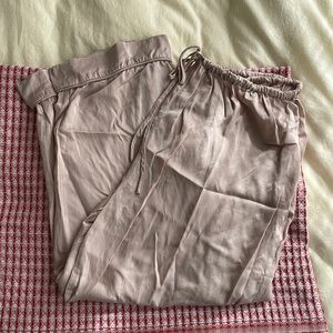Melinda Fenton, Champagne 100% silk pajama pants, Size Medium
